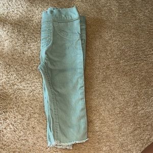 Sage Green Jeans Baby Girl